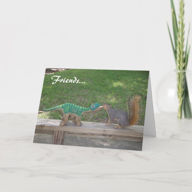 Tarjeta Amistad y nueces (Anverso)