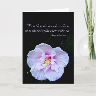 Tarjeta Amistades verdaderas