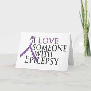 Tarjeta amo a alguien con epilepsia