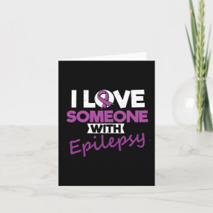 Tarjeta Amo a alguien con guerrera de convulsiones del Día
