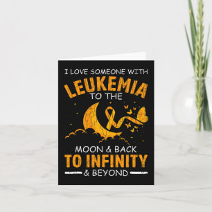 Tarjeta Amo A Alguien Con Leucemia Cinta De Conciencia Fel