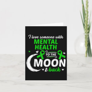 Tarjeta Amo A Alguien Con Salud Mental Y Salud Mental