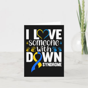 Tarjeta Amo A Alguien Con Síndrome De Down