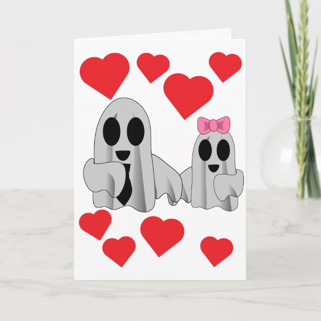 Tarjeta Amo a Boo Dad de hija (Anverso)