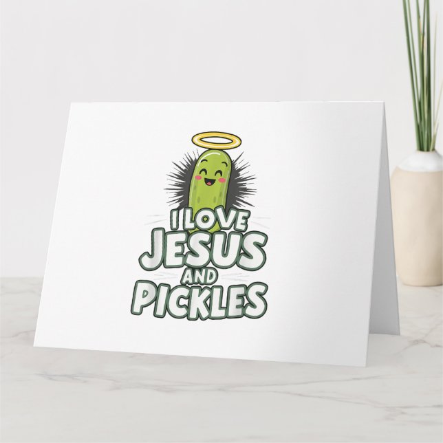 Tarjeta Amo A Jesús Y A Las Pickles (Anverso)