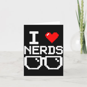 Tarjeta Amo a los Frikis Me Encantan los Frikis por Libro