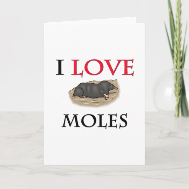 Tarjeta Amo a los Moles (Anverso)