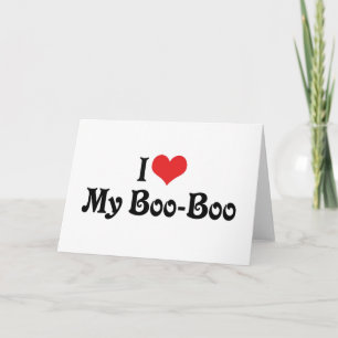 Tarjeta Amo a mi Boo Boo