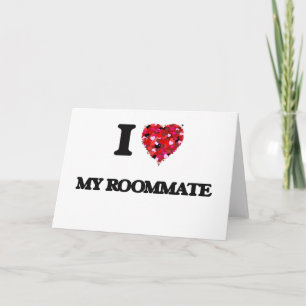 Tarjeta Amo A Mi Compañero De Habitación
