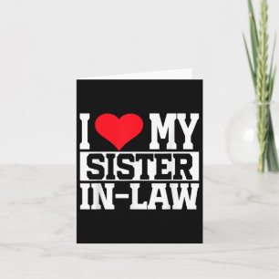 Tarjeta Amo a mi cuñada