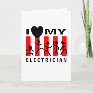 Tarjeta Amo A Mi Electrista