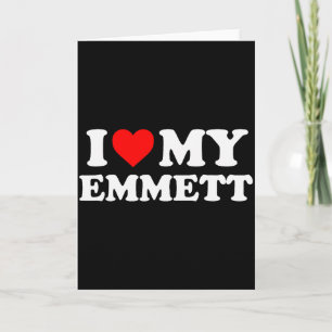 Tarjeta Amo a mi Emmett 