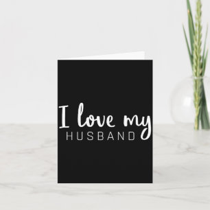 Tarjeta Amo a mi esposo aniversario conjunto pareja outfit