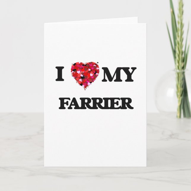 Tarjeta Amo a mi Farrier (Anverso)