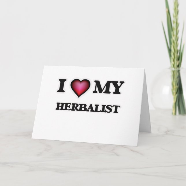 Tarjeta Amo a mi Herbalist (Anverso)