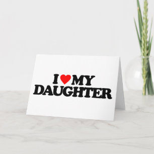 TARJETA AMO A MI HIJA