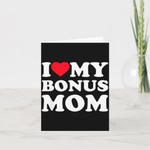 Tarjeta Amo a mi mamá bonus me encanta la familia abuela