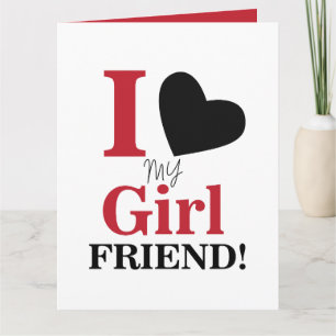 Tarjeta Amo a mi novia