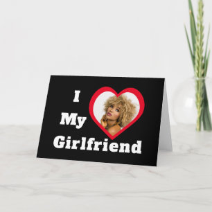Tarjeta Amo a mi novia Bae Foto personalizada personalizad