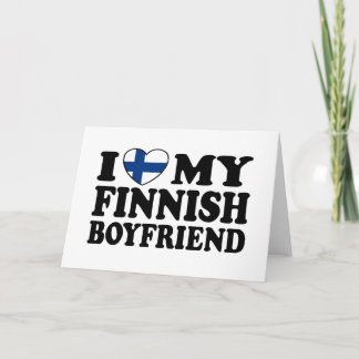 Tarjeta Amo a mi novio finlandés