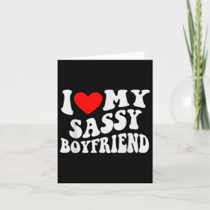 Tarjeta Amo a mi novio Sy Bf 