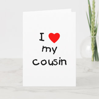 Tarjeta Amo a mi primo