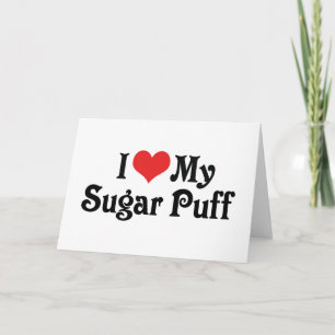 Tarjeta Amo a mi Sugar Puff