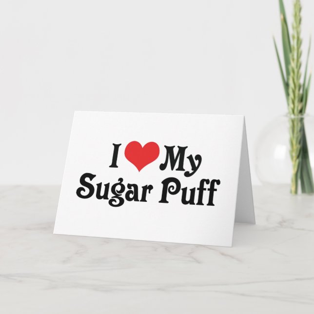 Tarjeta Amo a mi Sugar Puff (Anverso)
