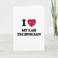 Amo a mi técnico de laboratorio