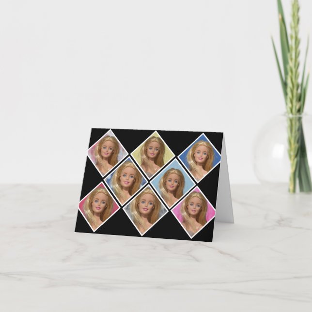 Tarjeta Amo a mis muñecas (Anverso)