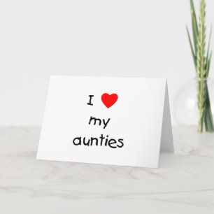 Tarjeta Amo A Mis Tías
