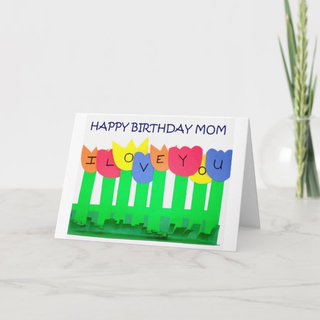 TARJETA AMO A TI/MADRE ESPECIAL FELIZ CUMPLEAÑOS (Anverso)
