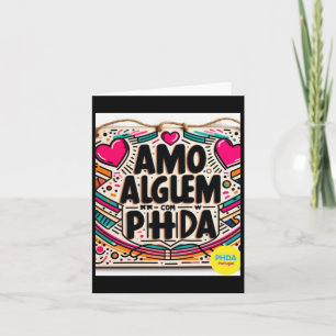 Tarjeta Amo AlguÉm Com Phda Amo A Alguien Con Adhd Stick