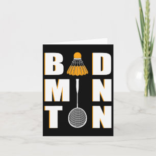 Tarjeta Amo Badminton - Badminton