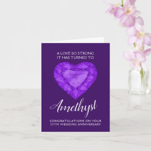 Tarjeta Amo Boda Aniversario Amor tan fuerte