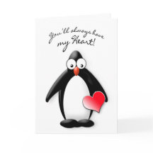 AMO - CORAZÓN - COLECCIÓN DE PENGUINOS