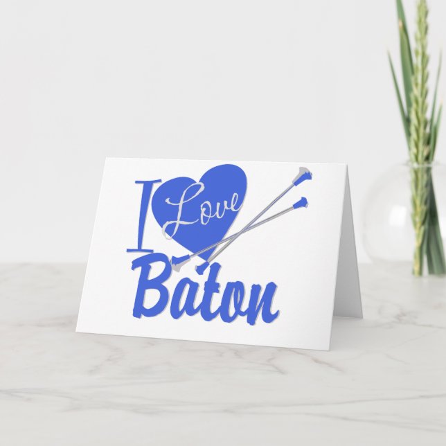 Tarjeta Amo el bastón (Anverso)