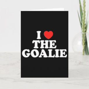 Tarjeta Amo El Corazón De Portero Fútbol Hockey Deporte Po