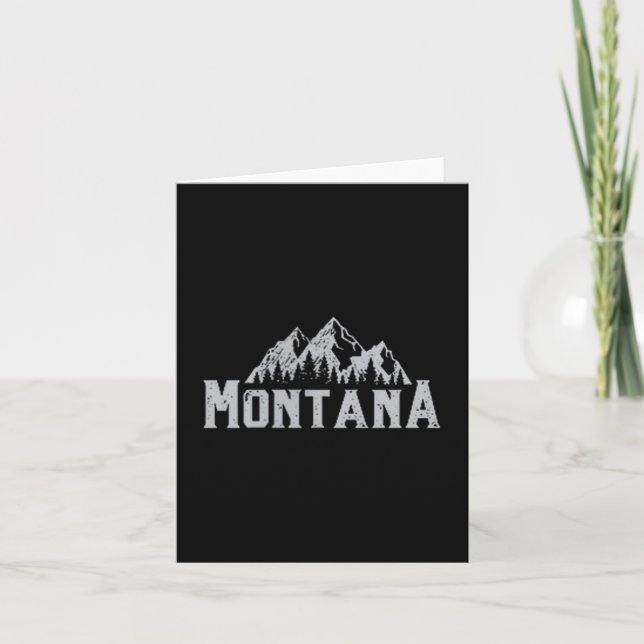 Tarjeta Amo El Estado De Montana Mi Dulce Hogar Me Llama (Anverso)