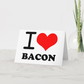 Tarjeta Amo el tocino