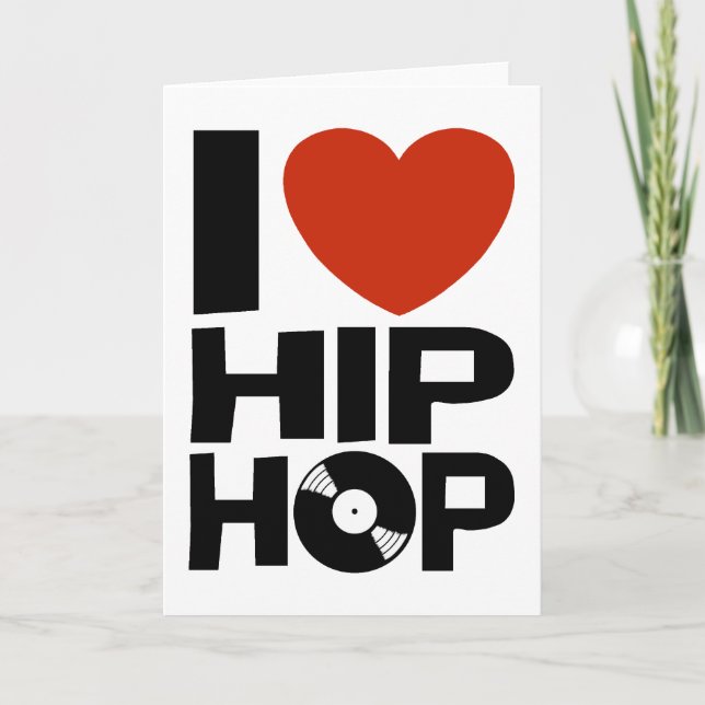 Tarjeta Amo Hip Hop (Anverso)
