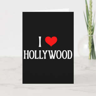 Tarjeta Amo Hollywood Me Encanta Hollywood Viajes De Vacac