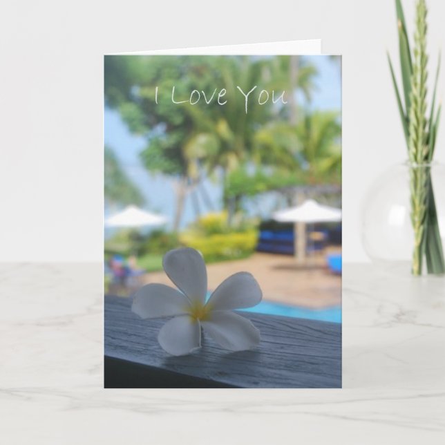 Tarjeta Amo La Flor Fiyiana (Anverso)