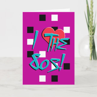 Tarjeta ¡Amo Los 80!