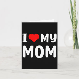 Tarjeta Amo Los Graciosos Regalos De Día de la Madre De Mi