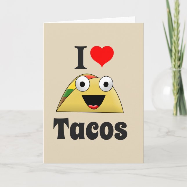 Tarjeta Amo Los Tacos (Anverso)