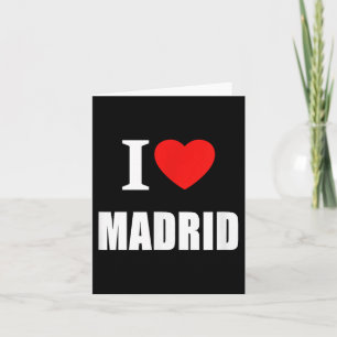 Tarjeta Amo Madrid España Espana Sol Verano Español