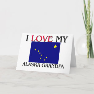 Tarjeta Amo Mi Abuelo Alaska