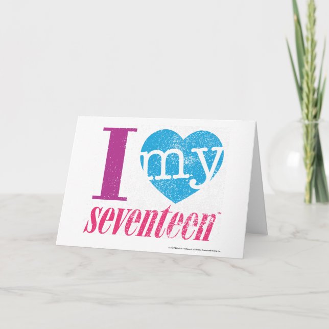 Tarjeta Amo mi Aqua de 17 (Anverso)