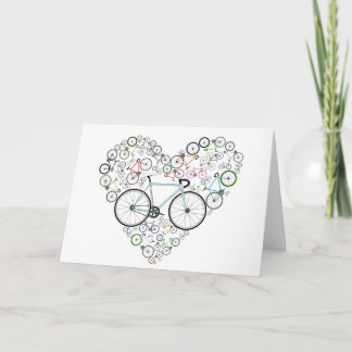 Tarjeta Amo mi bicicleta